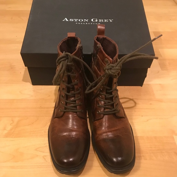 aston gray boots